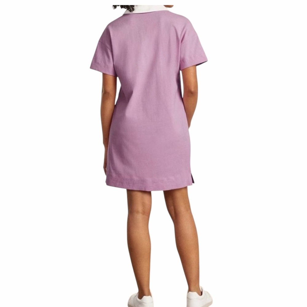 NWT Everlane Dress Cotton Polo Preppy Mauve XS - Picture 2 of 6